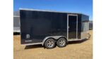 2018 ATC 7x14+6 Aluminum 7.7K 2-Place Enclosed Snowmobile Trailer - Image 9