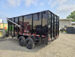 2025 7X16 U-dump 67″ Side Wall Telescopic Dump Trailer - Image 6