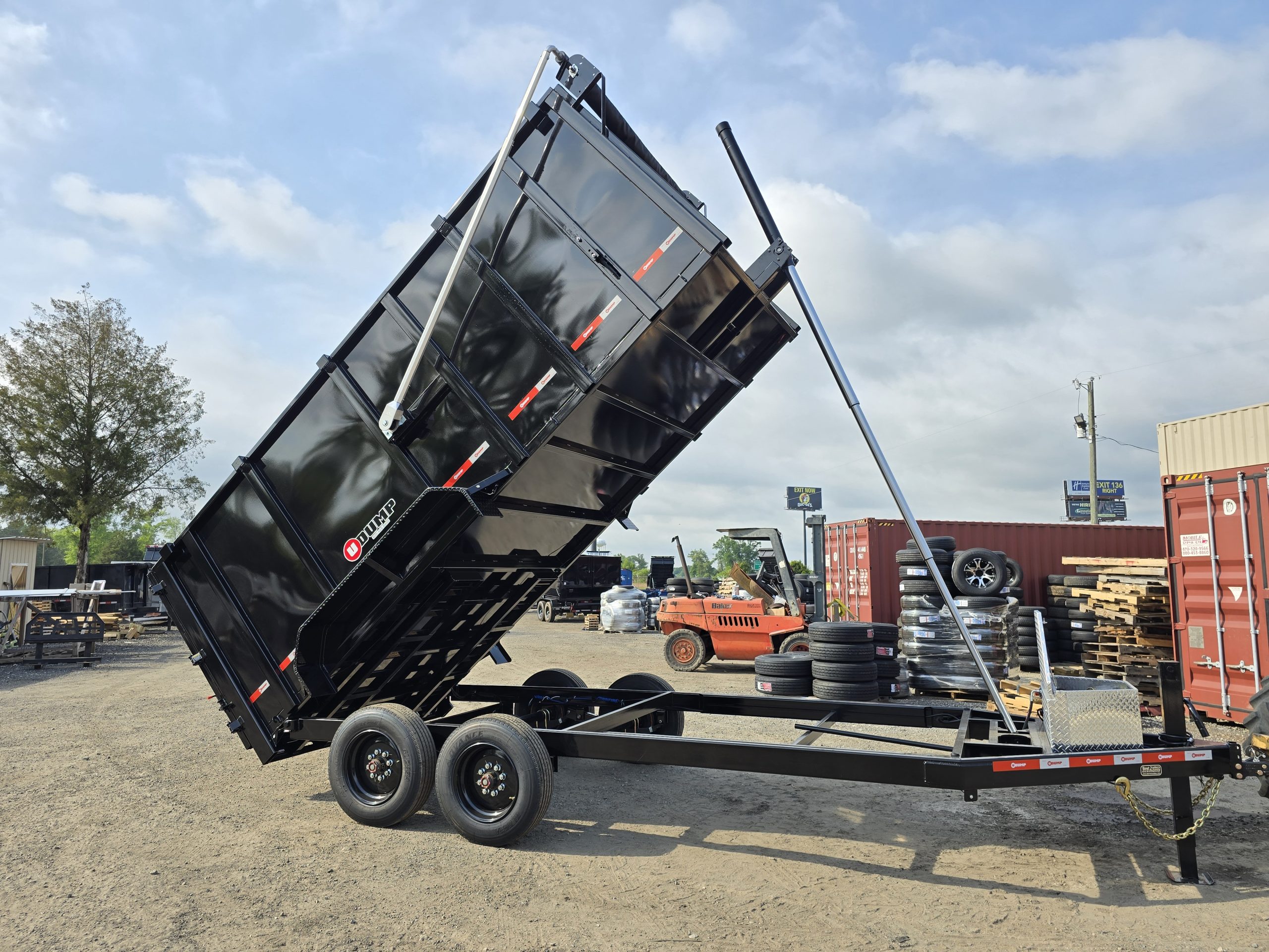 2025 7X16 U-dump 67″ Side Wall Telescopic Dump Trailer (5) 2025 7X16 U-dump 67″ Side Wall Telescopic Dump Trailer - Image 1
