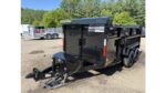 2026 Griffin 6x12 10K Powder Coated Dump w/36” High Sides