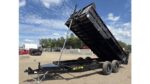 2026 Griffin 7x16 14K Telescopic Powder Coated Dump Trailer - Image 3