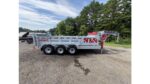 2026 N&N 7x16 23K Galvanized Gooseneck Dump Trailer - Image 6