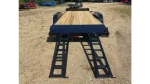 2026 Rice 7x18 Powder Coated 10k Car Hauler w/Slide In Ramps - Image 9