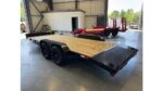 2026 Rice 7x20 Powder Coated 10k Car Hauler w/Slide-In Ramps - Image 3