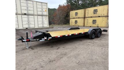 2026 Rice 7x22 10K Powder Coated Car Hauler