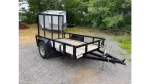 2026 Sure-Trac 5x8 Powder Coated 3K Tube Top Utility Trailer