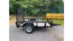 2026 Sure-Trac 5x8 Powder Coated 3K Tube Top Utility Trailer - Image 9