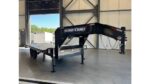2026 Sure-Trac 8.5x22 Gooseneck Powder Coated 15K Power Tilt Deckover Equipment Trailer
