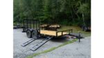 2026 Triple Crown 7x14 7K Powder Coated Utility Trailer