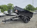 4x8 Single Axle Manual Dump Trailer Pump Dump Trailer - Image 11