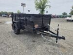 4x8 Single Axle Manual Dump Trailer Pump Dump Trailer - Image 4