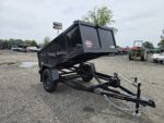 4x8 Single Axle Manual Dump Trailer Pump Dump Trailer - Image 3