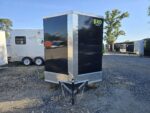 6x10 EKO Sigle Axle Enclosed Cargo Trailer With Ramp Door