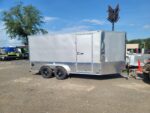 Cargo Mate 7 x 14 Low Profile Motorcycle Enclosed Cargo Trailer - Image 4