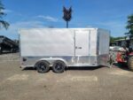 Cargo Mate 7 x 14 Low Profile Motorcycle Enclosed Cargo Trailer - Image 3