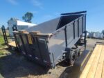 7x16' 7 ton dump trailer gooseneck 15 yard dumpster - Image 7