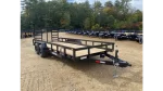 2026 Sure-Trac 7x18 Powder Coated 10K Tube Top Landscape Trailer