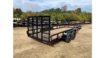 2026 Sure-Trac 7x18 Powder Coated 10K Tube Top Landscape Trailer - Image 9