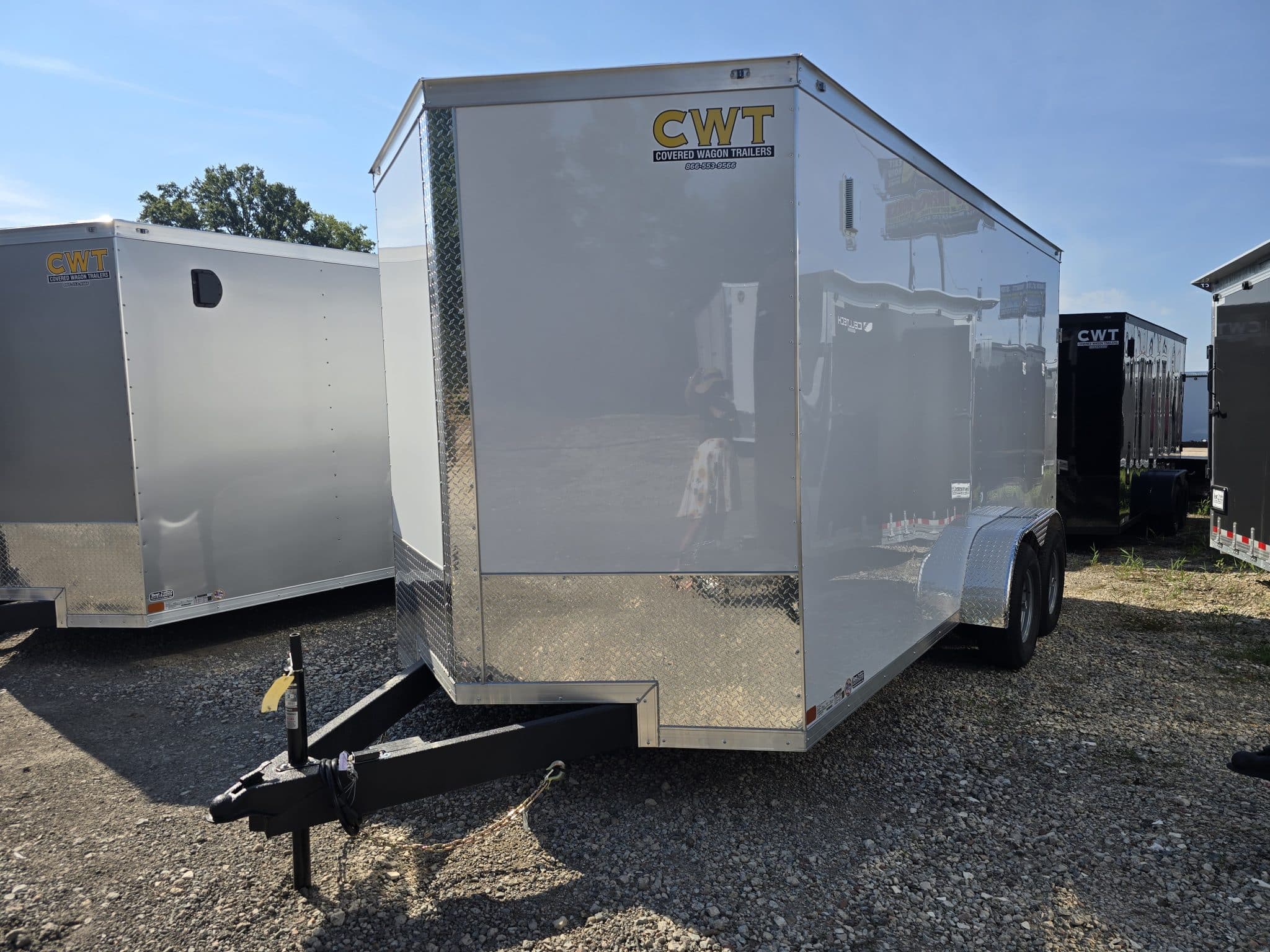 Covered Wagon 7×16 Enclosed Cargo Trailer (7) Covered Wagon 7×16 Enclosed Cargo Trailer - Image 1