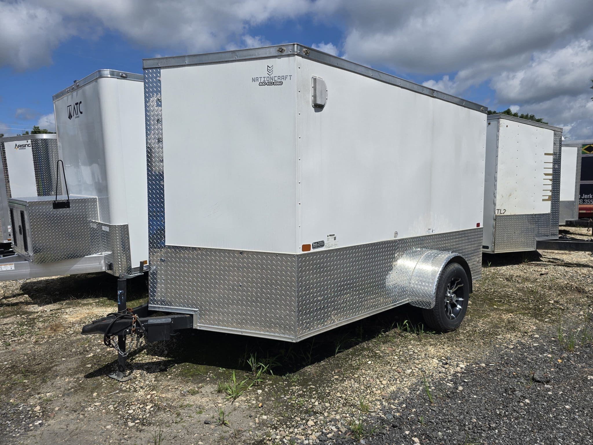 NATIONCRAFT 7×10 ENCLOSED CARGO TRAILER (9) NATIONCRAFT 7×10 ENCLOSED CARGO TRAILER - Image 1